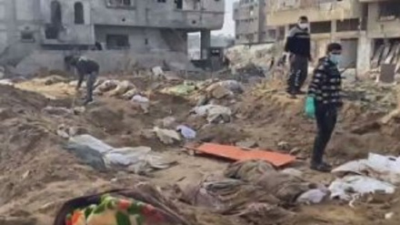 İşgalci rejim Gazze'de 1000'den fazla mezarı açarak yüzlerce cesedi çaldı