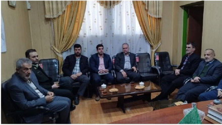 Tolış şəhrıstoni 1402 minnə sori Fəcri da məzhəbi heyəton və Ğıroni komitəon və etıkofi mənəvi mərosimi bərpo kardey iclos