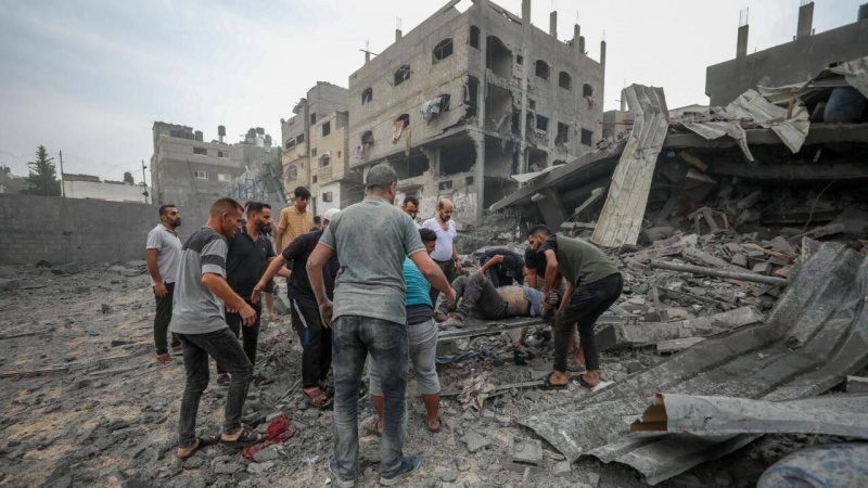 شهادت ۱۰ فلسطینی در حملات رژیم صهیونیستی به جنوب غزه