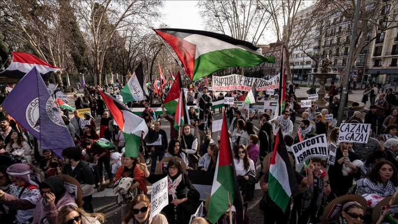 Maelfu waandamana Madrid kuliunga mkono taifa la Palestina