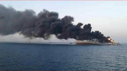 حمله موشکی ارتش یمن به کشتی آمریکایی 