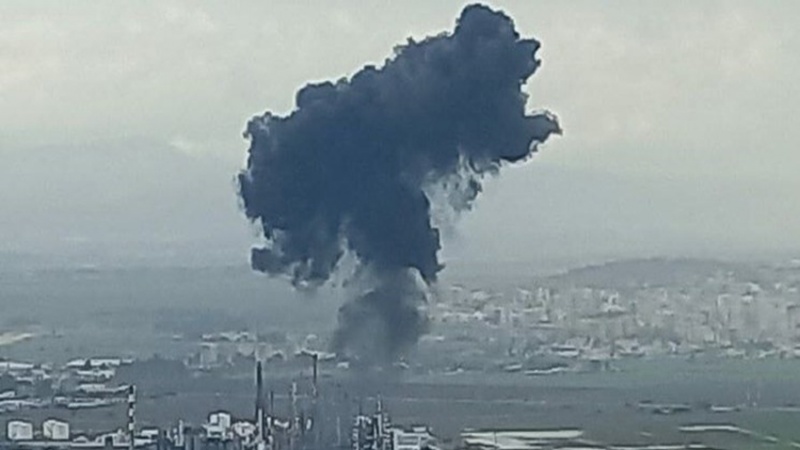 ledakan di kota Haifa, Rezim Zionis