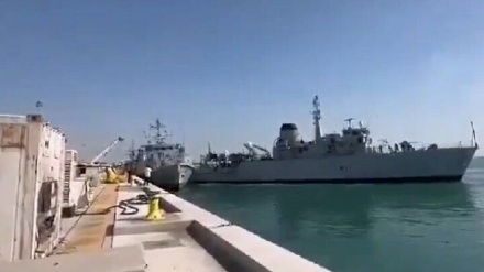 Kollision zweier britischer Schiffe an der Küste Bahrains