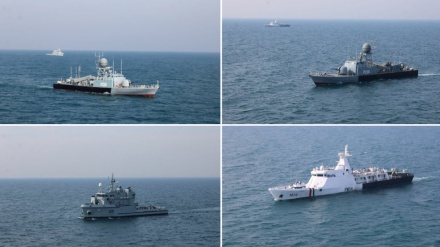 Iranische und pakistanische Marine halten gemeinsames Manöver in Straße von Hormus im Persischen Golf ab