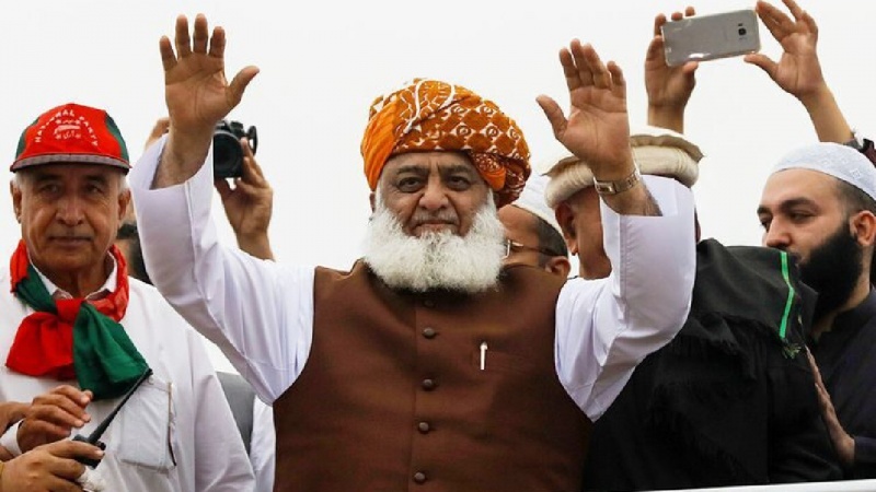 رهبر جمعیت علمای اسلام پاکستان وارد کابل شد