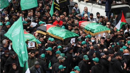 Tausende nehmen an Beerdigung des stellvertretenden Hamas-Führers in Beirut teil