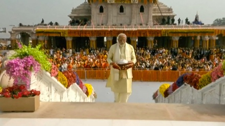 India’s Modi inaugurates Hindu temple on site of razed mosque ahead of elections