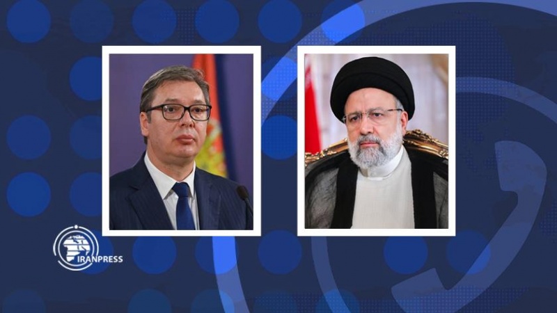 Presiden Serbia Alexander Vucic dan Presiden Iran Sayid Ebrahim Raisi