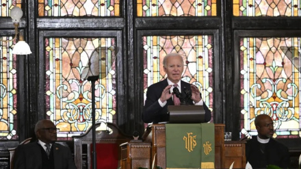 מפגינים קטעו את נאומו של ביידן בדרישה להפסקת המלחמה על עזה