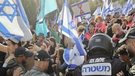  برگزاری تظاهرات در تل‌آویو علیه نتانیاهو