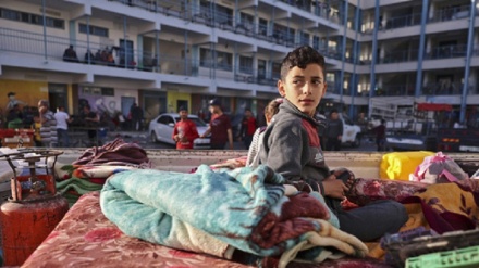 ガザ戦争前の地区内の学校の様子、子供たちの姿や歓声今いずこ