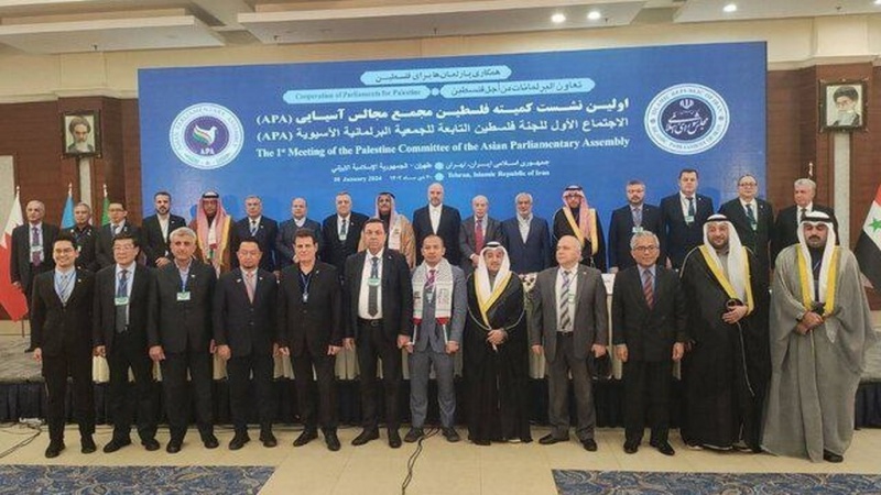 ישיבת הוועד הפלסטיני של בתי הפרלמנט האסלאמיים באיראן