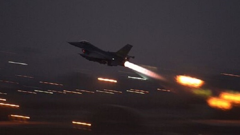 美国战机袭击也门北部