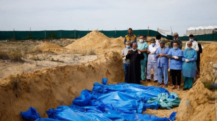 Maiti 100 za Wapalestina lilizoziiba jeshi la Israel zazikwa tena katika kaburi la pamoja Gaza
