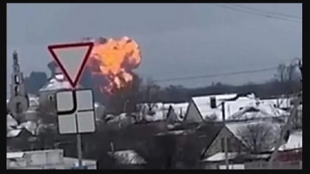 فیلم / سقوط هواپیمای روسی حامل اسرای اوکراینی