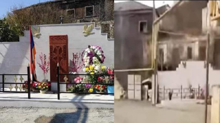 Ադրբեջանը պատերազմում է խաչքարերի դեմ․ ավերել են Մարտակերտում գտնվող խաչքարը