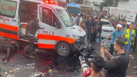 Gaza, colpita ambulanza Mezzaluna Rossa, uccisi 4 quattro paramedici