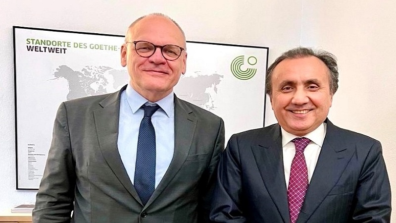 دیدار سفیر تاجیکستان در آلمان با  مدیرکل انستیتو گوته
