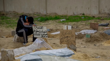 Warga Palestina Menggali Kuburan di Sekolah UNRWA di Gaza