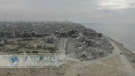 Сионистік армияның бомбалауы нәтижесінде Газадағы Шати лагерінің кең көлемі жойылды