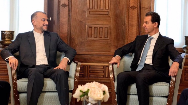 Iran’s foreign minister meets Syria’s Assad in Damascus on 2nd leg of regional tour 