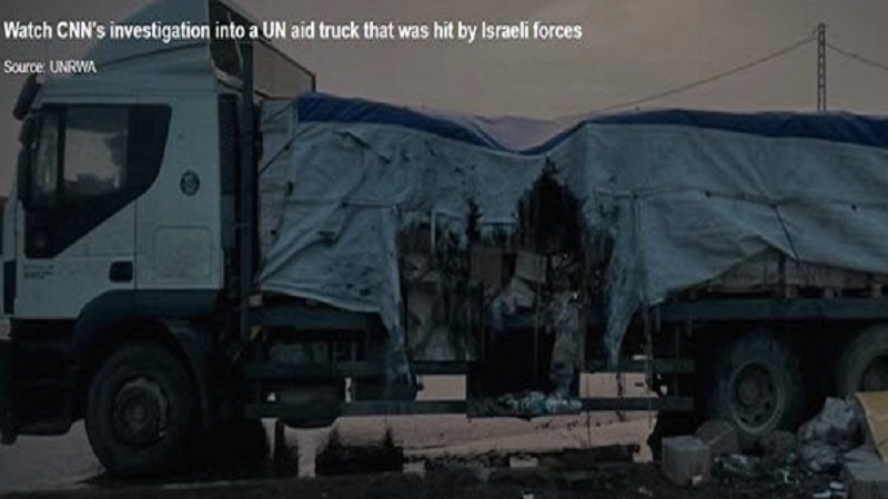 Truk bantuan kemanusiaan ke Gaza diserang Zionis