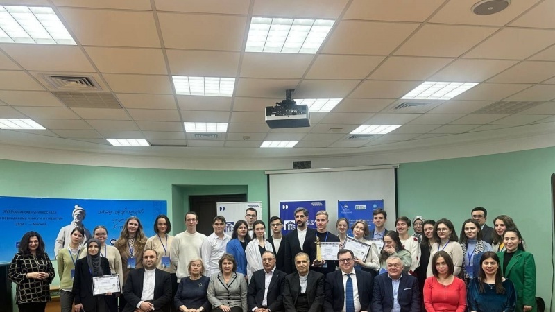 رقابت دانشجویان دانشگاههای روسیه در المپیاد زبان فارسی 