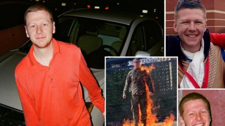 د امریکا خلکو د هوايي ځواک د غړي درنښت وکړ