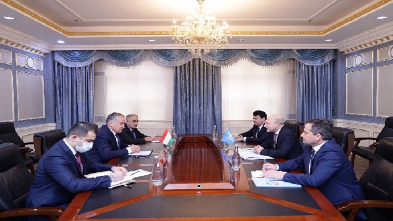 دیدار وزیر امور خارجه تاجیکستان با نماینده ویژه دبیرکل سازمان ملل متحد در تاجیکستان
