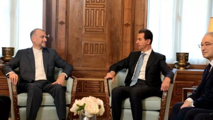 イラン外相がシリア大統領と会談、ガザ危機について意見交換