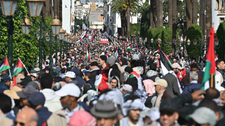 Maandamano makubwa yafanyika Rabat kupinga uhusiano wa Morocco na Israel 'mfanya mauaji ya kimbari'