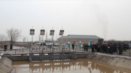 افتتاح دو پست آبی برای کنترل آب های فرامرزی در مرز بین تاجیکستان و ازبکستان