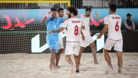 伊朗队在沙滩足球世界杯锦标赛中三战三胜