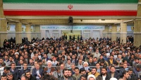 イランイスラム革命最高指導者のアリー・ハーメネイー師とイラン北西部・東アーザルバーイジャーン州の人々数千人の面会