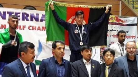 نایب قهرمانی تیم کیک بوکسینگ افغانستان در مسابقات ایران  