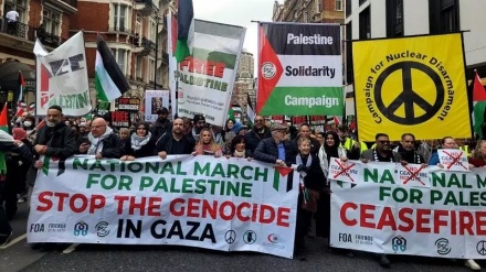 Марш в поддержку угнетенного палестинского народа в 100 городах и 45 странах