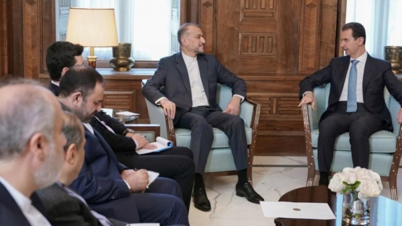 נשיא סוריה קיבל את שר החוץ האיראני