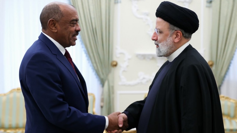 Menlu Sudan, Ali Al Sadiq Ali dan Presiden Iran, Sayid Ebrahim Raisi