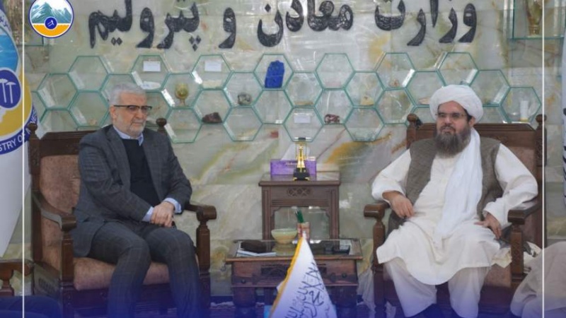 وزیر معادن طالبان با سفیر ایران در کابل دیدار کرد