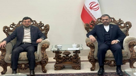دیدار و گفتگوی سفیران ایران و فلسطین در تاجیکستان