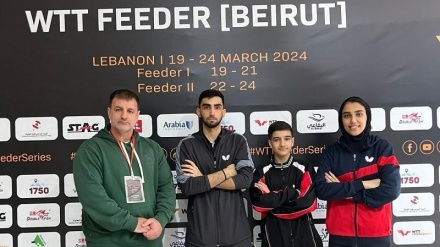 İranlı sporcuların masa tenisi turnuvasındaki zaferi