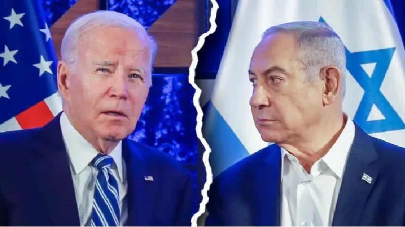 נתניהו תקף את ביידן שהאשים את ישראל בקורבנות אזרחיים