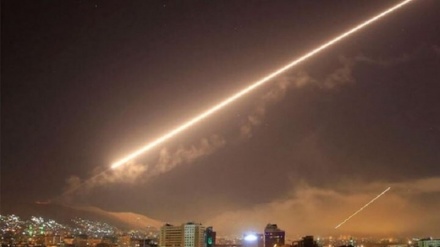 حمله جنگنده های ارتش رژیم نسل کش اسرائیل به پایتخت سوریه 