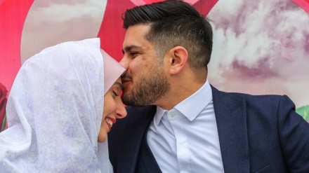 生命之吻/今日帕尔斯精选伊朗大学生婚礼的照片
