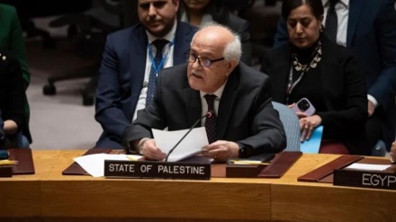 Përfaqësuesi i Palestinës mirëpret miratimin e rezolutës së KS të OKB