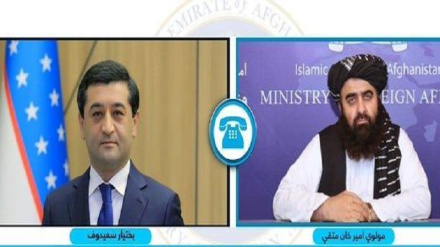 متقي د ازبکستان د بهرنیو چارو له وزیر سره ټلفوني خبرې وکړې