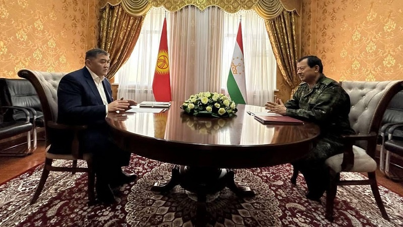 دیدار روئسای کمیته دولتی امنیت ملی تاجیکستان و قرقیزستان