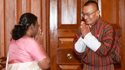 भूटान के प्रधानमंत्री ने भारत की राष्ट्रपति द्रौपदी मुर्मू से भी मुलाकात की और कहा