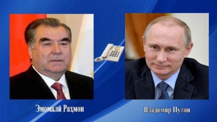 گفتگوی تلفنی رئیس جمهورتاجیکستان با ولادیمیر پوتین