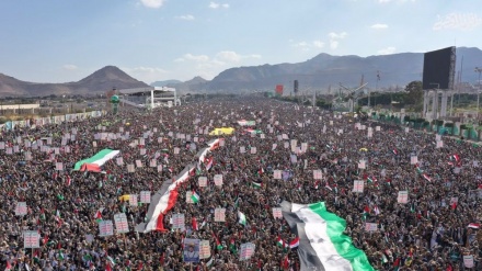 Yemenis stage mass rallies against Israeli war on Gaza, voice solitary with Palestinians